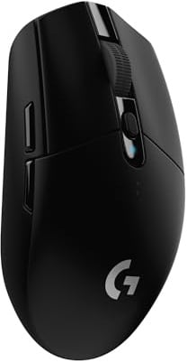 Logitech G G305 LIGHTSPEED kabellose Gaming-Maus mit HERO 12K DPI Sensor | Wireless Verbindung, 6 programmierbare Tasten, 250 Stunden Akkulaufzeit, Leichtgewicht, PC/Mac - Schwarz