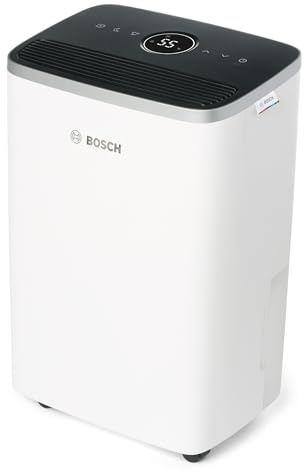 Bosch Dry 4000 Luftentfeuchter - Einfach. Effizient. Leise. - Für Räume bis zu 33 m² - Ideal für Deine Wohnung die schnelle Trocknung Deiner Wäsche