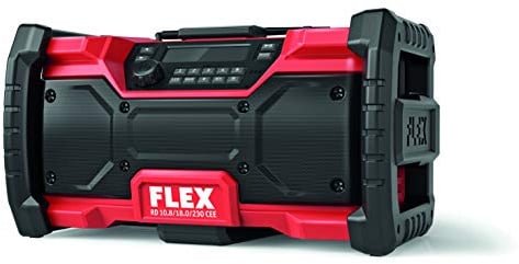 Flex Digitales Akku-Baustellenradio RD 10.8/18.0/230 (10,8V, 18V oder Netzstecker, DAB+, FM, Ohne Akkus, mit Netzteil) 484857