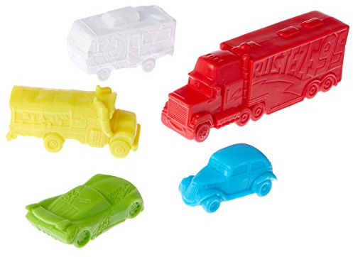 Disney Tomy Cars 3 Box mit 19 Mini-Spielzeug-Filmfiguren, aus Kunststoff, für Lightning McQueen Smokey Doc Hudson etc., ab 3 Jahren