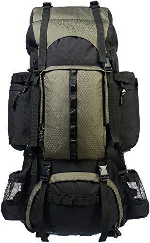 Amazon Basics Wanderrucksack 75 L, Grün