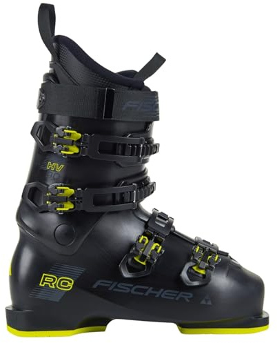 Skischuhe Skistiefel Alpinskischuhe Alpin-Skistiefel Alpinstiefel - Fischer RC One 9.0 - Flex 90 - Einsteiger bis Gute Skifahrer (gelb, MP30.5 EU46 2/3)