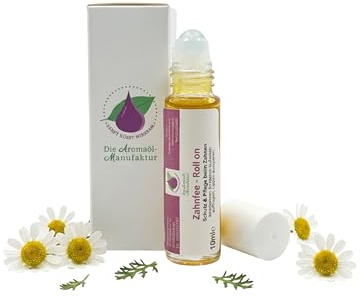 Die Aromaölmanufaktur ZAHNFEE ROLL ON Aroma Öl 10ml - Zahnungsöl für Babys, 100% natürliche Öle zur Linderung von Zahnungsschmerzen