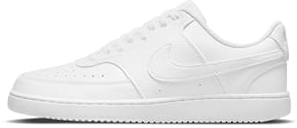 Nike Herren Court Vision Low Schuhe, White, 46 EU