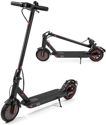 YOBACARID E Scooter mit Straßenzulassung, 8,5 Zoll Faltbarer Elektroroller für Erwachsene, 20KM/H e Roller mit App-Funktion, 25-35 km Reichweite Max. Belastung 120 kg