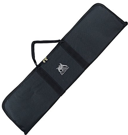 elToro Dynamic Base Bag Tube – gepolsterte Bogentasche mit Innenfächern – robust, leicht & praktisch – mit Halterung für Pfeilröhre – ideal für Recurve- und Sportbögen - Farbe: Schwarz