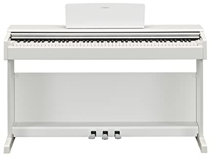 Yamaha ARIUS YDP-145 Digital Piano, weiß – Klassisches und elegantes digitales Klavier für Einsteiger und Hobbyspieler