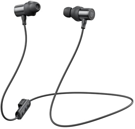SoundPEATS Q40HD Bluetooth Kopfhörer, In Ear Kopfhörer mit LDAC Hi-Res Audio, IP67 Wasserdicht, 20 Std. Akkulaufzeit, Nackenbügel Sportkopfhörer, Schnellladung, Magnetisches Design, Dynamischer EQ