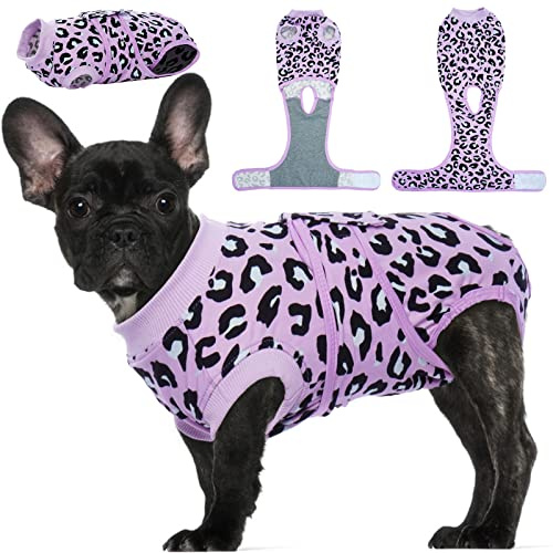 Kuoser Hundebody Nach Op, OP Body Hund Rüde & Hündin, Lila S | Hundebody & Katzenbody, Kastration Rüde, Atmungsaktiv Für Hündin, E-Halsband Alternative, Anti-Wundlecken Body