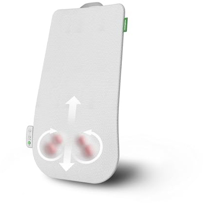 medisana MC 600 Rückenmassagegerät mit Wärme, Shiatsu Massagegerät | Mit extra großer Massagefläche, Massagematte für Rücken, Taille und Schultern, leicht transportierbar, leicht und leise