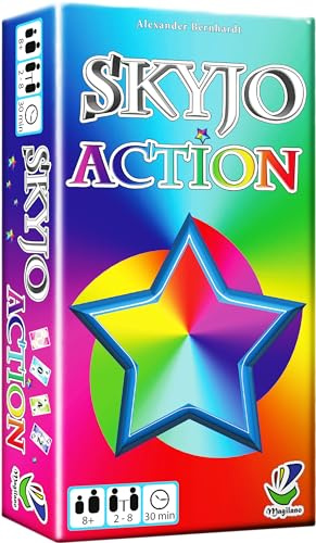SKYJO Action, von Magilano - Das spannende Kartenspiel für spaßige und amüsante Spieleabende im Freundes- und Familienkreis.