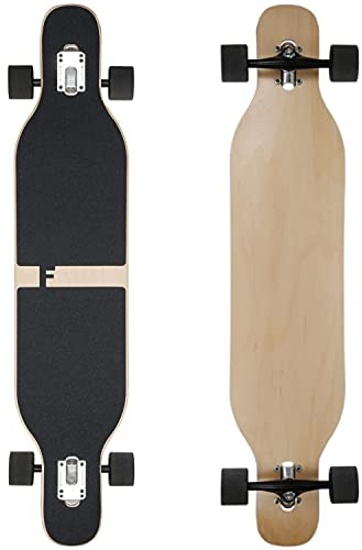 Flex1 bis 122kg - Camber Longboard (Flex1 bis 122kg, Blanko - Ahornholz)
