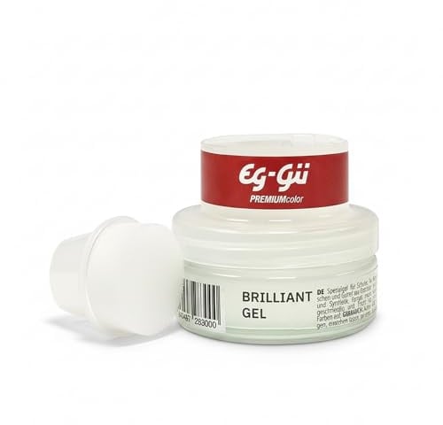 Eg-Gü Schuhcreme Farblos & Lederpflege Set – Schuhwachs mit Bienenwachs für Glattleder, Kunstleder, Schuhe, Taschen – inkl. Schwamm, 50 ml, pflegt, schützt, frischt auf, Made in Germany glänzt dezent.