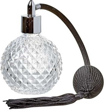 Zerstäuberflasche aus Glas Duft Essences Bitters Liköre Birne Zerstäuber 10 cl Diamantmuster