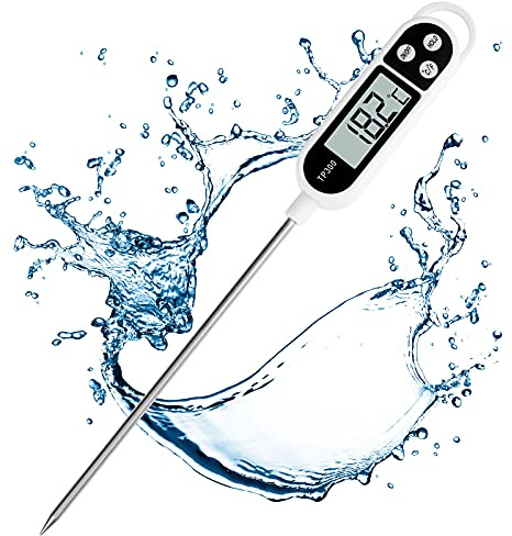Digital Küchenthermometer, Lange Probe Fleischthermometer, Bratenthermometer Grillthermometer Thermometer mit Instant Read-Out für Küche, Grill, BBQ, Essen