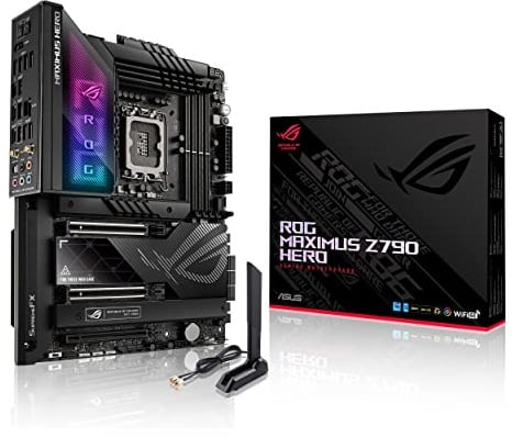 ASUS ROG Maximus Z790 Hero Intel Z790 LGA 1700 ATX Mainboard mit DDR5, PCIe 5.0, Wi-Fi 6E, Thunderbolt 4
