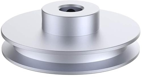 CHANCS Riemenscheibe mit 100 mm Außendurchmesser und 12 mm fester Bohrung für Bohrmaschinen mit 6 mm PU-Rundriemen