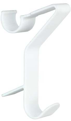 Maximex Rundheizkörper-Haken Flexi Weiß 3er Set - 3er Set, Handtuchhaken für Badheizkörper, Kunststoff (ABS), 2.5 x 13 x 8.8 cm, Weiß