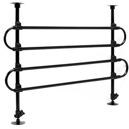 Wiltec Hundegitter fürs Auto Modell A, 60-117cm hoch, 82-140cm breit, Stufenlos verstellbar, Trenngitter universell einsetzbar für Kofferraum