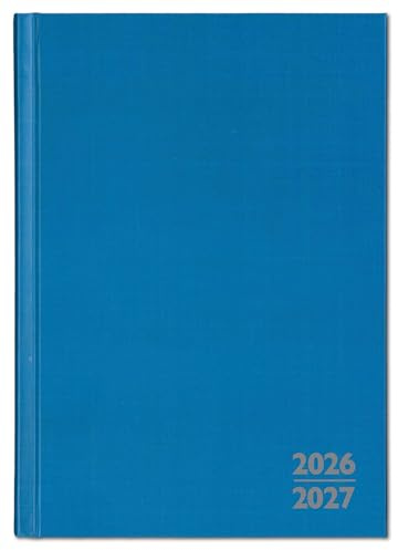 F&L Lehrerkalender Planer HC, Wochentage vertikal, Ausgabe 2026/2027, DIN A5, blau