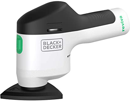 Black & Decker Reviva 12V Akku-Schleifer Eco aus 50% recyceltem Material für den letzten Schliff bei Heimwerkerbedürfnissen REVDS12C-GB