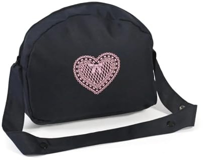 Bayer Chic 2000 - Wickeltasche für Puppen, Puppenwickeltasche, Puppenzubehör, Puppentasche, Navy, rosa