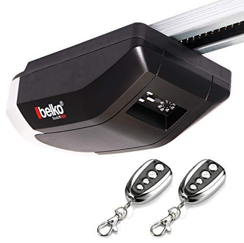 Belko® Garagentorantrieb EcoLift 800 für Schwing- & Roll-Tore bis 12m², inkl. 2 Fernbedienungen 433 Mhz, Kraft 800 N, Notentriegelung, Softstart-/Softstopp-Automatik, LED, Zyklenalarm uvm.