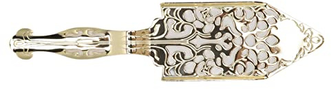 Absinth-Löffel, Edelstahl-Wermut-Cocktailbar-Glasbecher-Trinkfilter-Löffel(Gold)