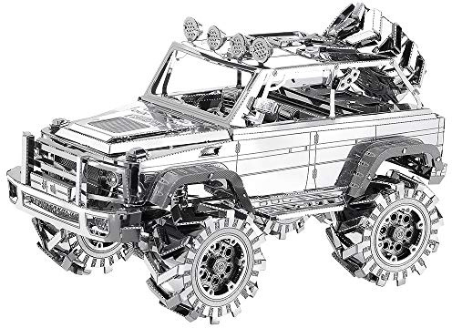 Piececool 3D Puzzle Metall Geländewagen, 3D Metall Puzzle Automodell für 340 Edelstahl, Ganzes Metal, 1:1 Wiederherstellen Sammlung, Geburtstagsgeschenk, Modellbausatz Erwachsene, 157 Teile