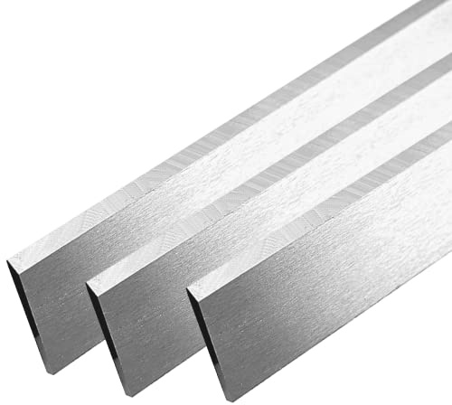 3 Stück HSS%18 Hobelmesser 250 mm x 30 mm x 3 mm passend für HOLZMANN (10000577) HOB260ECO / ADH 25C