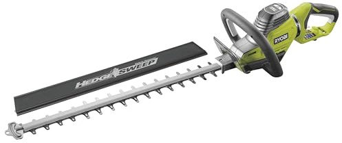 RYOBI 650 W Elektro-Heckenschere RHT6760RL (Diamantgeschliffene Klinge, Messerlänge 60 cm, Max. Schnittleistung 30 mm, Schnittgeschwindigkeit 1500 Uodermin)