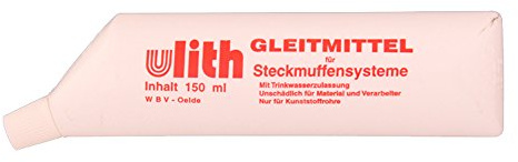 Gleitmittel 150 ml Ulith für KG Rohre Schmiermittel Gleitmittel Abwasserrohr HT KG Rohr (ST01 1001)