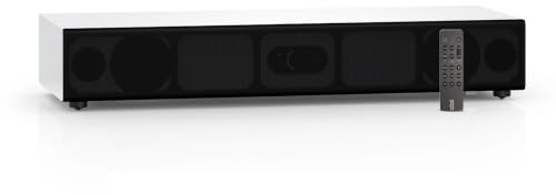 Nubert nuPro AS-3500, weiß, HiFi Soundbar vollaktiv mit HDMI eARC & aptX HD | Vollaktive Soundplate mit 2x 3-Wege-System, 240 W Impulsleistung, Voice+, Dolby Digital, DTS & Bluetooth 5.0
