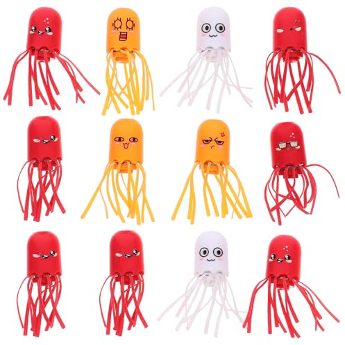 12 stück Flaschentaucher Qualle Spielzeug Kinder (zufällige Farbe)