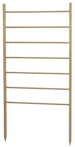 Windhager Holz Rankleiter, Kiefernholz, 60 x 120 cm, Rankhilfe, Rankgitter, Pflanzenstütze, Kletterhilfe für Pflanzen, Rankgerüst, ideal für Garten- und Hochbeete, FSC-Zertifiziert