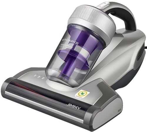 Jimmy JV35 Milbensauger für Matratzen mit UV-C Licht 700W Leistung, Matratzensauger mit Heißer Wind Funktion, Doppelter Zyklon, Bett-Staubsauger und Matratzenreiniger für Matratzen, Betten, Sofa