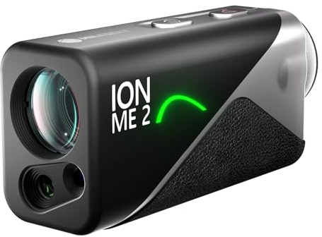 MiLESEEY IONME2 Golf Entfernungsmesser 800m Slope wiederaufladbar | ±0.5m Genauigkeit,Slope-Modus,Flag Lock & Scan,USB-C Akku,Wasserdichtes Gehäuse,1-Tasten-Bedienung,Inkl Tasche & Riemen