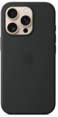 Apple iPhone 16 Pro Silikon Case mit MagSafe – Schwarz ​​​​​​​