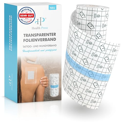 Health Press Transparenter Folienverband, 15cm x 10m