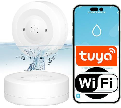 Sone Smart One WLAN Wassermelder Tuya IP55 2xAAA Weiß