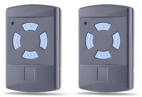 2 Stück Garagentoröffner Fernbedienung für Hörmann Handsender HSM4-868, 4-Befehl 868,3MHz komlatible mit Hörmann SupraMatic, ProMatic, RotaMatic, LineaMatic