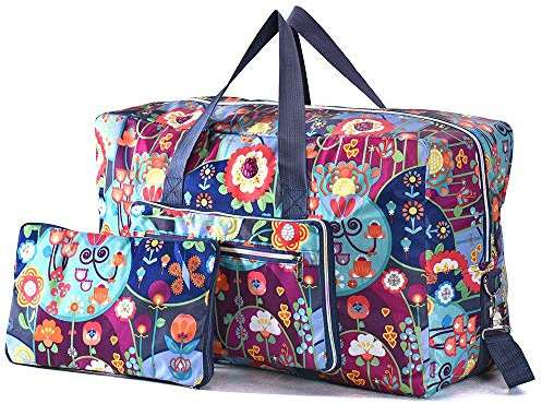Arxus Faltbare Reisetasche Große Handgepäck Tasche Damen mit Schultergurt