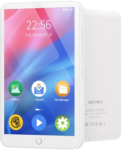 MECHEN MP3 Player Spotify mit Android 9.0, Bluetooth 4.1 & WLAN | 4 Zoll Touchscreen, Amazon Musik, Audible, Radio, Offline-Apps, Ideal für Sport, Reisen & Kinder