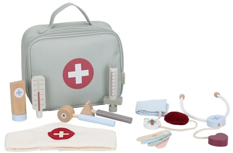 Little Dutch 2547 Holz Arztkoffer Doktortasche Spielset - grün