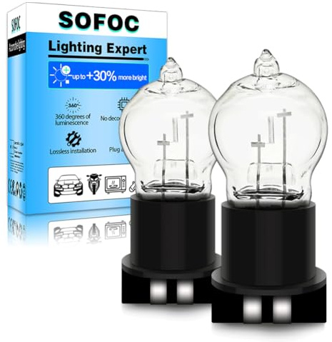SOFOC-PW24W Automobil Tagfahrlicht Lenk-Bremslicht Rückfahrlicht etc 12V 24W Warmweiß 2Stk