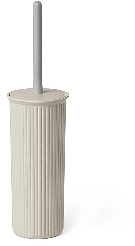 TATAY WC-Bürste Ecohome Robuster Kunststoff Kompaktes funktionales Design | WC-Bürste Badezimmer | 9,5x9,5x39,5 cm | Hergestellt Spanien | Robuster Kunststoff | Kompaktes funktionales Design