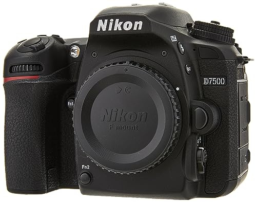 Nikon D7500 Digitale Spiegelreflexkamera (20,9 MP, 4K UHD Video, Touchscreen, Schwarz)