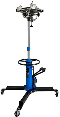 Kraftwelle 500 Kg Getriebeheber Hydraulik-Heber mit Doppelkolben - Motorheber Grubenheber 93 cm bis 185 cm Werkstattheber Transmission Jack