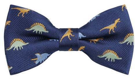 Alizeal Vorgebundene Fliege für Jungen, verstellbar, für Geburtstag, Hochzeit, Party, Abschlussball, Kinder, Blau, Orange, Grün, One size