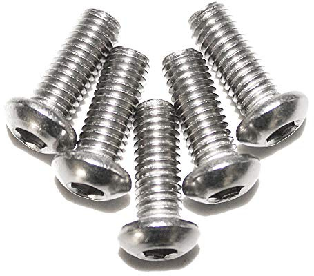 100 Stück M3 x 12 Flachrundkopfschrauben mit ISK aus Edelstahl A2 ISO 7380-1